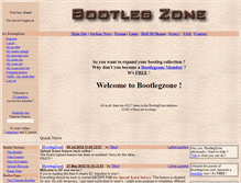 Tablet Screenshot of bootlegzone.com